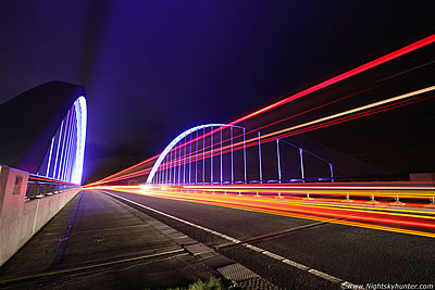 Toome Bridge Car Trails & Canon 10-22mm Lens - November 6th 2012